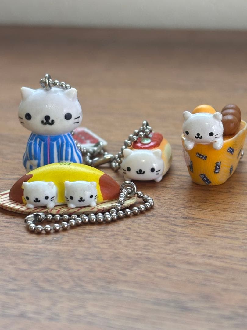 2000年代当時物 にゃんにゃんにゃんこ ローソン限定マスコット4個セット激レア