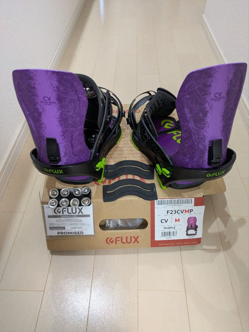 22-23 FLUXのCV F23CVMP ビンディング Mサイズ パープル