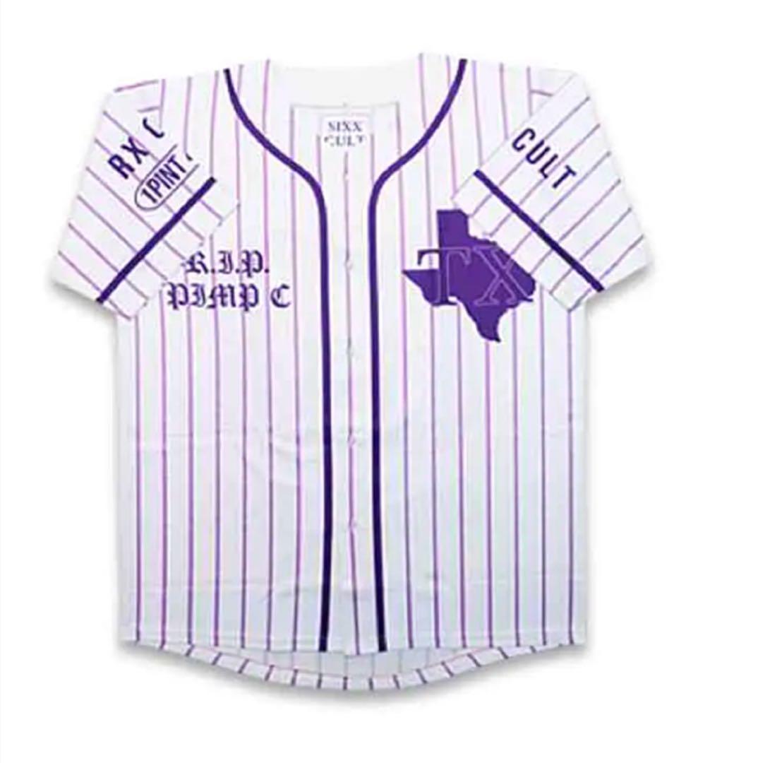 洋楽 TEXAS SIZZURP BASEBALL JERSEY dj screw