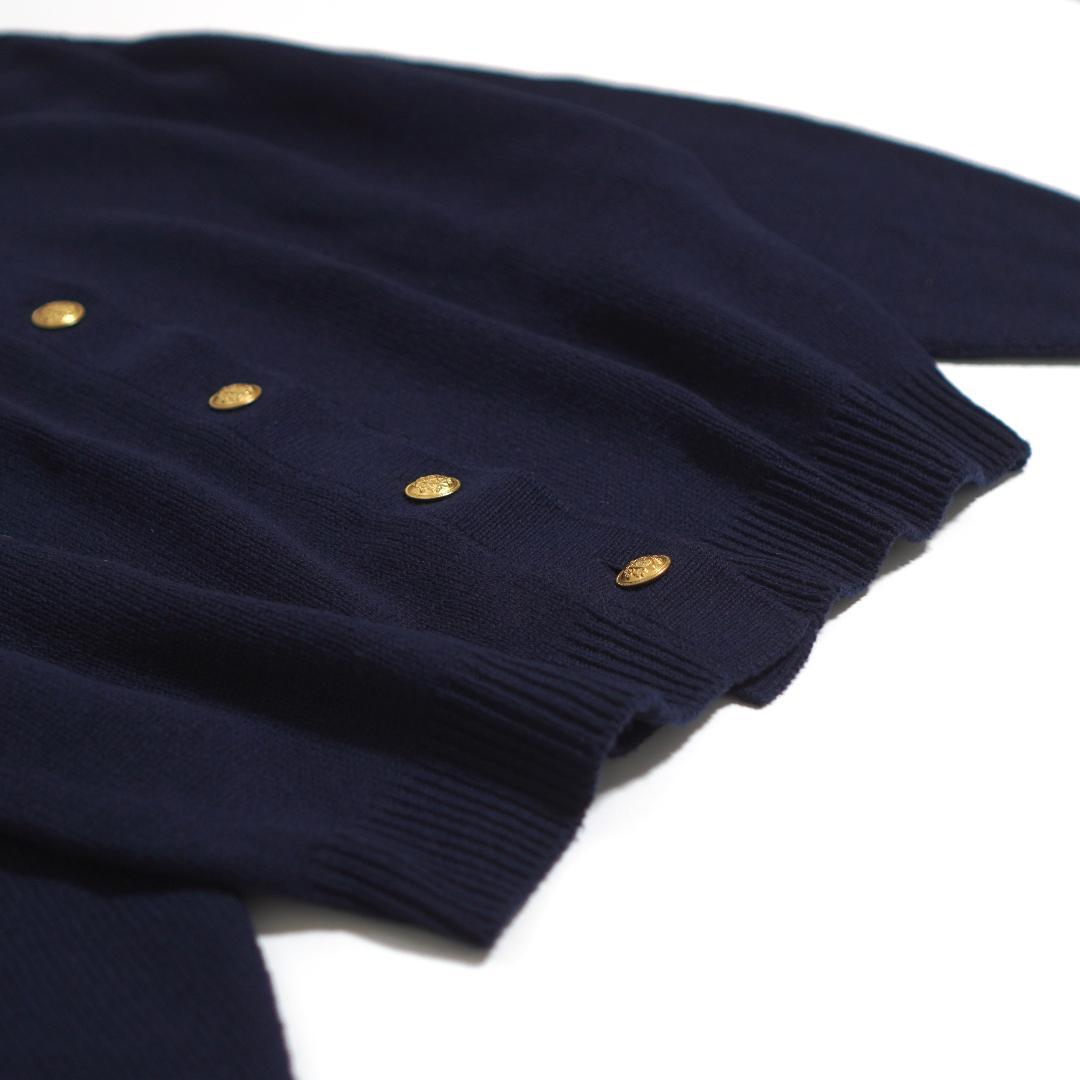 FRAMeWORK 2WAY金ボタンカーディガン ネイビー フレームワーク