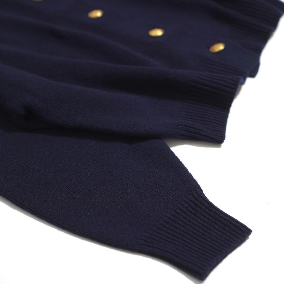 FRAMeWORK 2WAY金ボタンカーディガン ネイビー フレームワーク