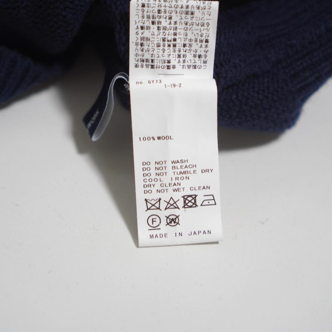 FRAMeWORK 2WAY金ボタンカーディガン ネイビー フレームワーク