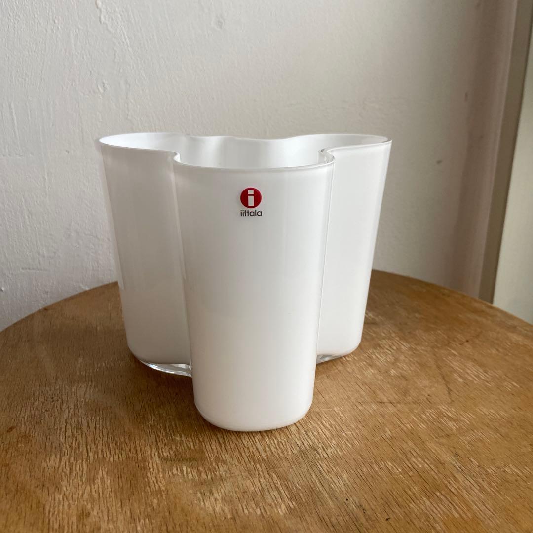 アルヴァ・アアルト コレクション ベース 120mm ホワイト　scope 花瓶