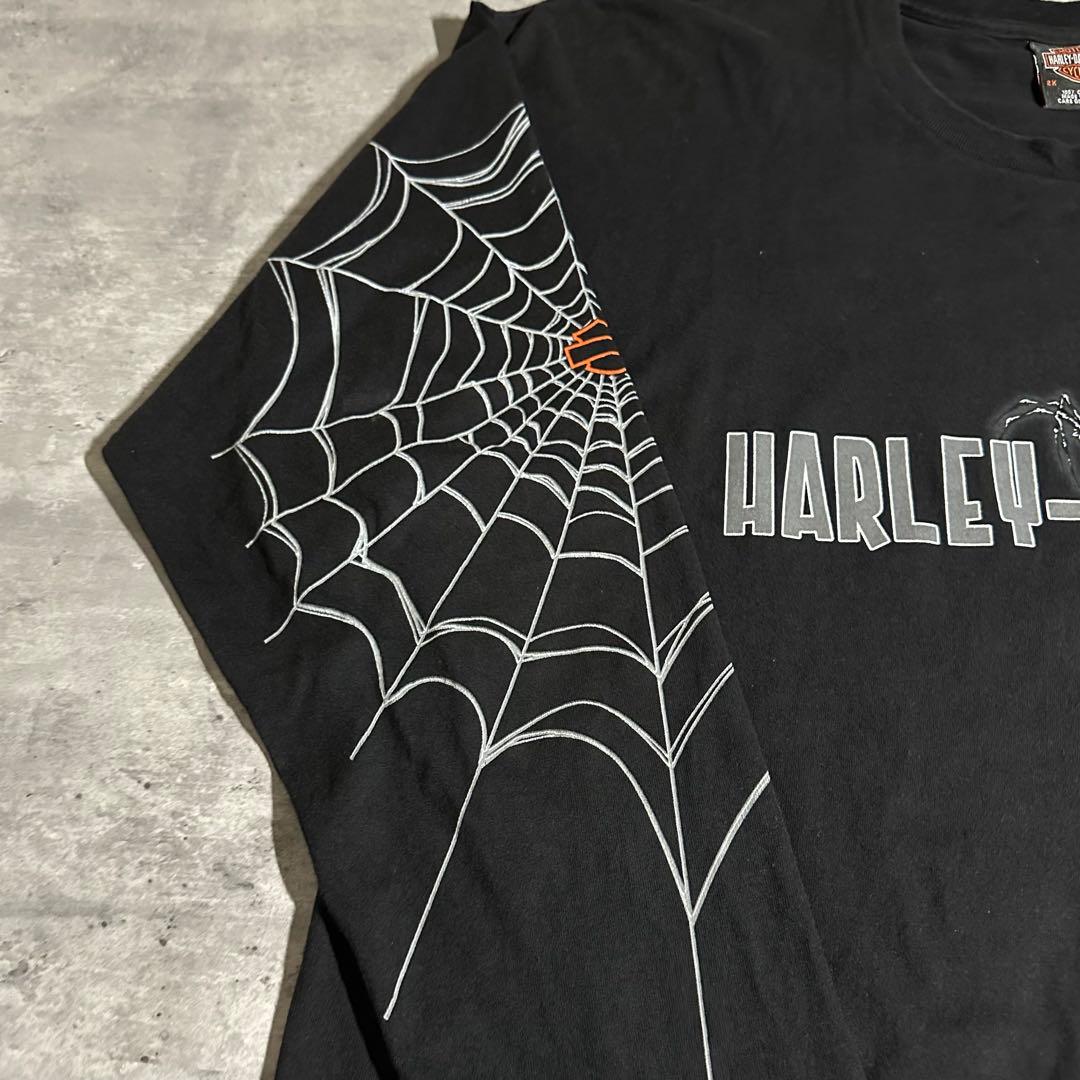 Travis 着用 Harley-Davidson スパイダーウェブ Tシャツ