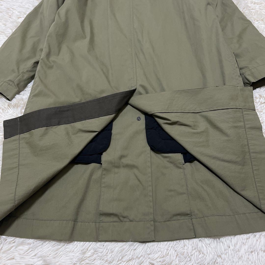【24AW】MHL. WORN COTTON NYLON コート　ライナー付き