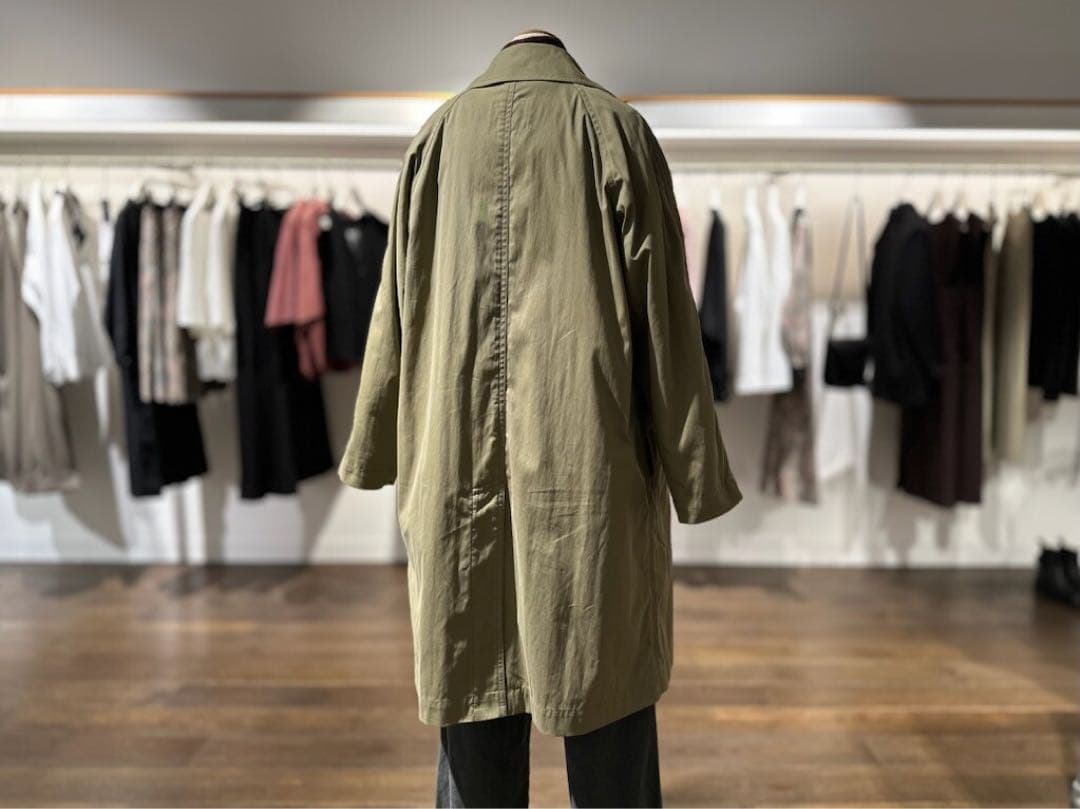 【24AW】MHL. WORN COTTON NYLON コート　ライナー付き