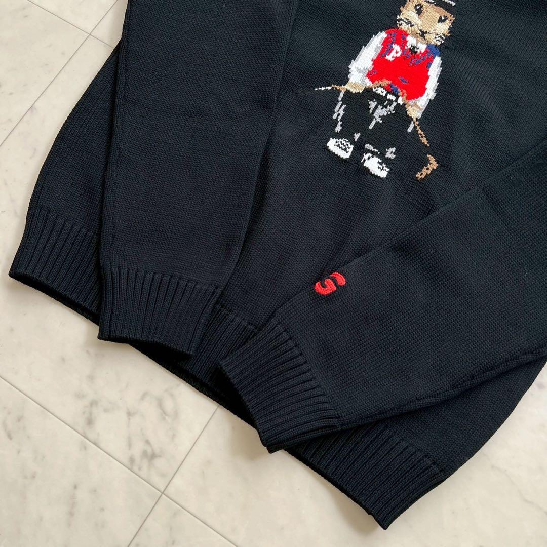 PEARLY GATES 上田桃子コラボ トラッドラビット柄クルーネックニット