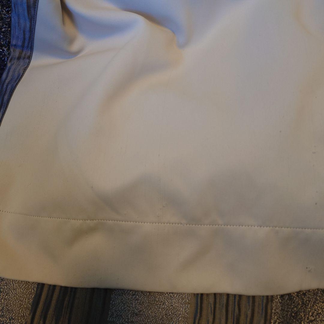 【最高級】ニトリ オーダーカーテン モニク2 裏地付き グレー 2倍ヒダ 遮光