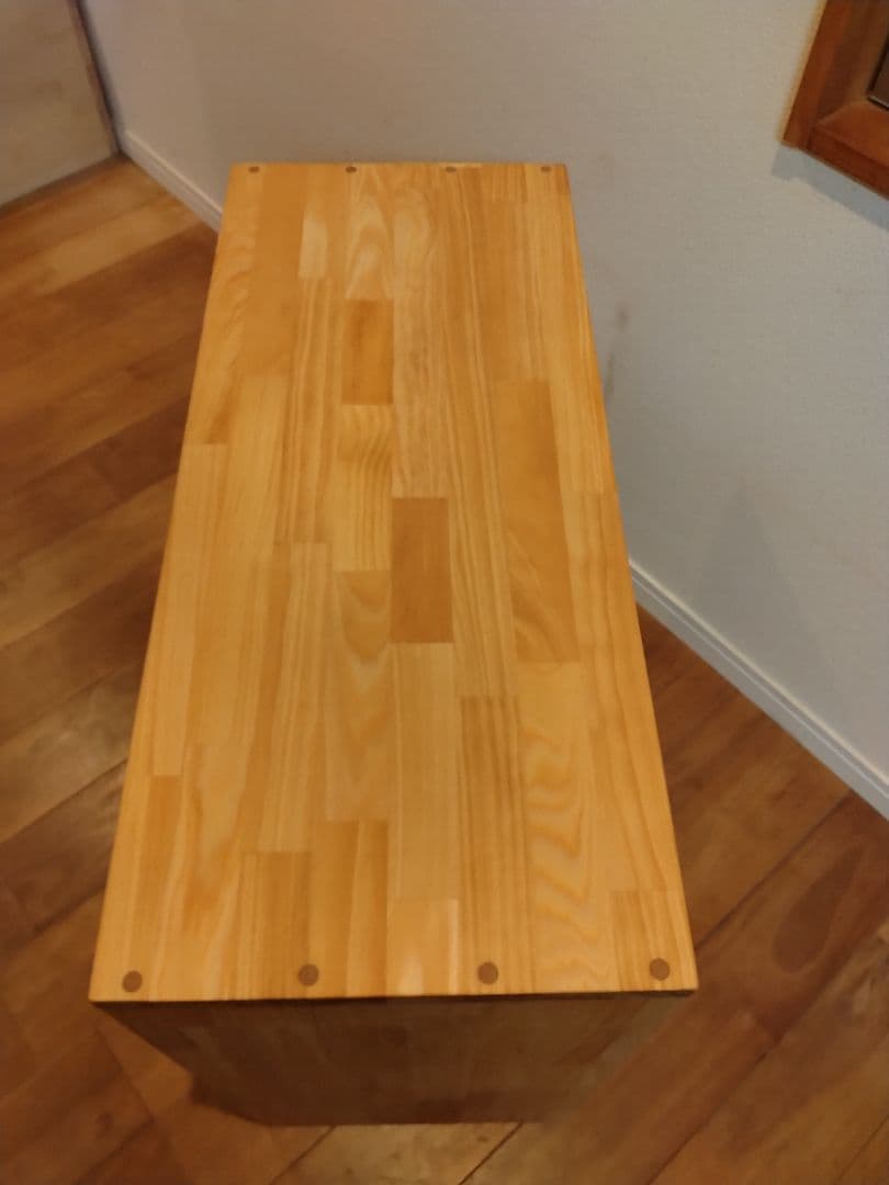 木製　ハンドメイド　オーダー　コの字　サイドテーブル　テレビ台　水槽台