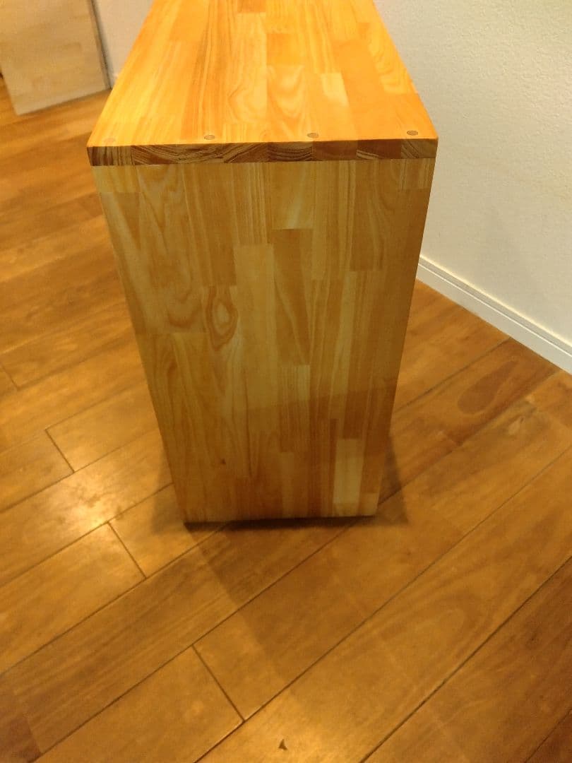 木製　ハンドメイド　オーダー　コの字　サイドテーブル　テレビ台　水槽台