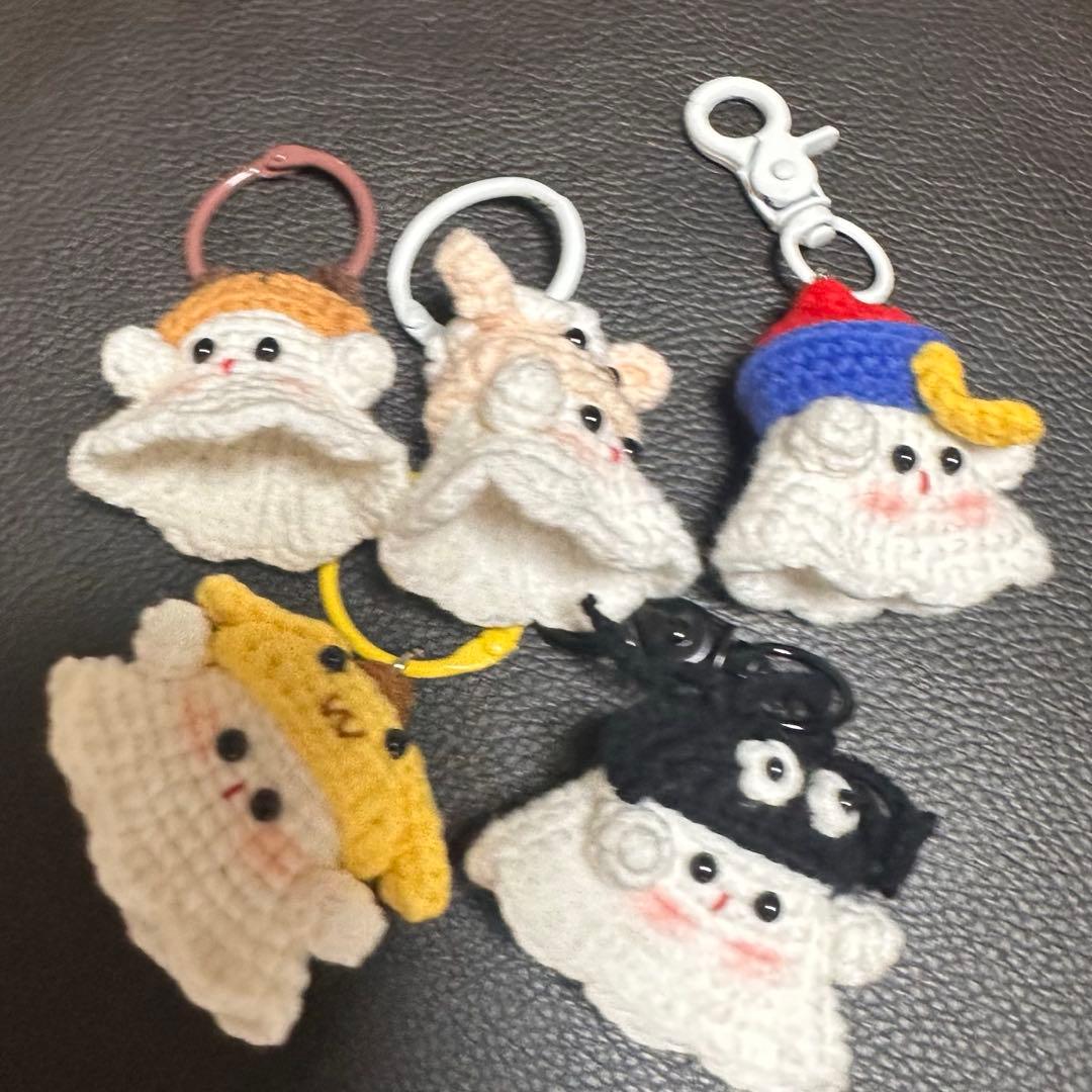 あみぐるみ　編み物　キーホルダー