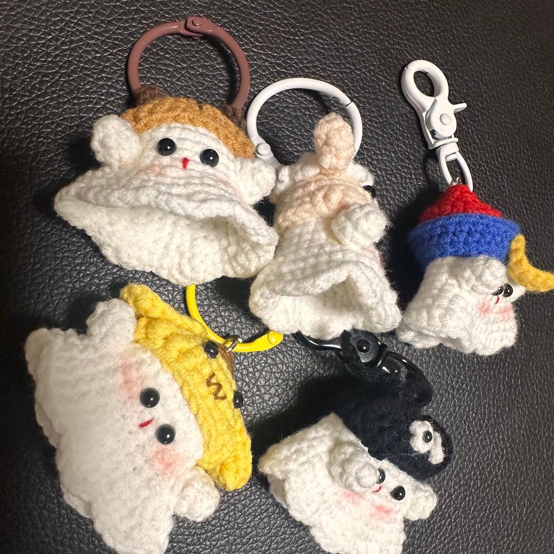 あみぐるみ　編み物　キーホルダー