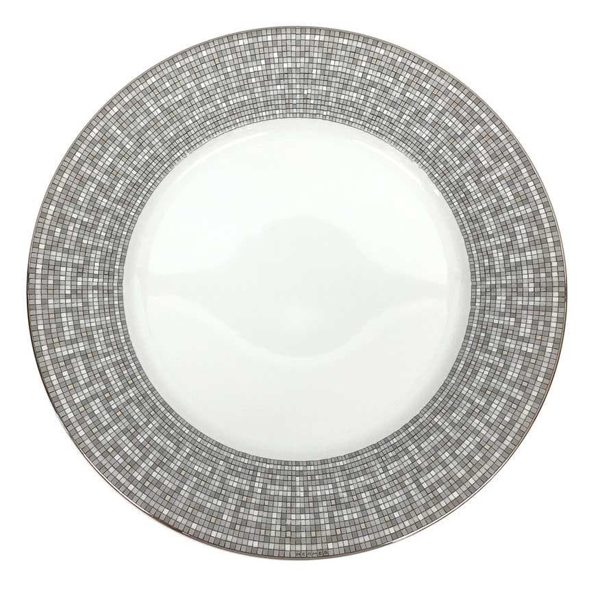 セール　エルメス　モザイク ヴァンキャトル 　ディナープレート　aq6920-1