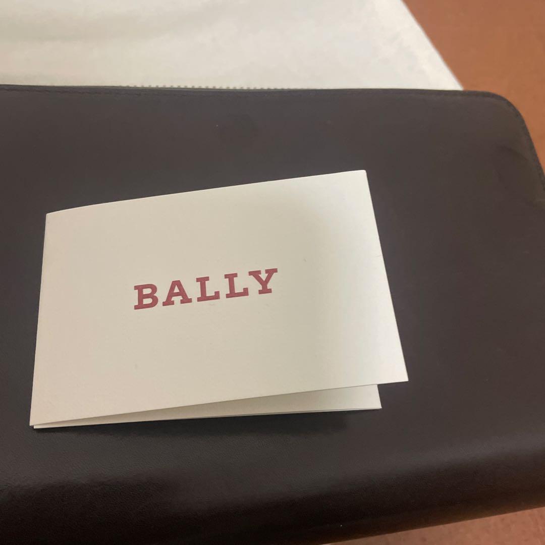 BALLY ダークブラウン トラベルウォレット