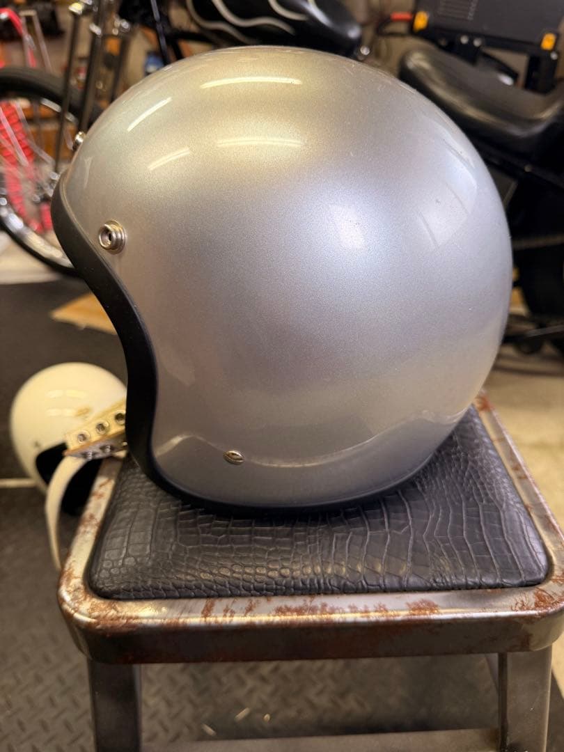 TT&CO ヘルメット 500TX S/M オプションストラップ シルバー