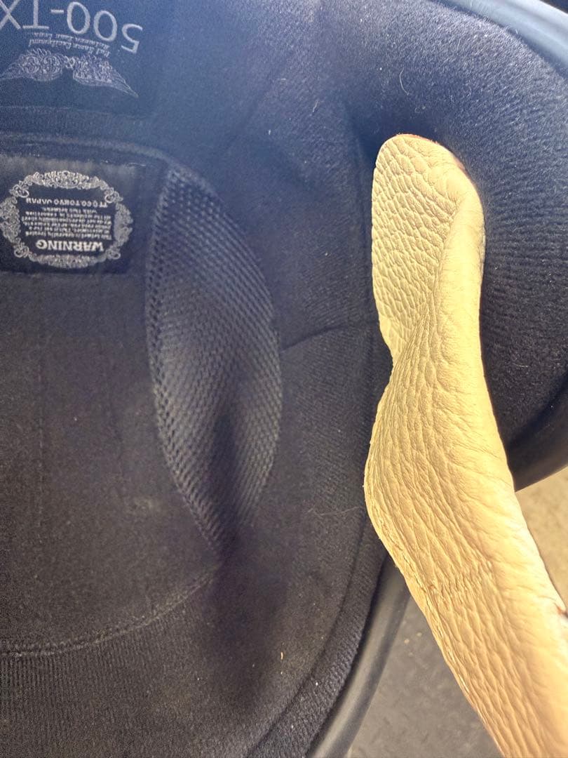 TT&CO ヘルメット 500TX S/M オプションストラップ シルバー