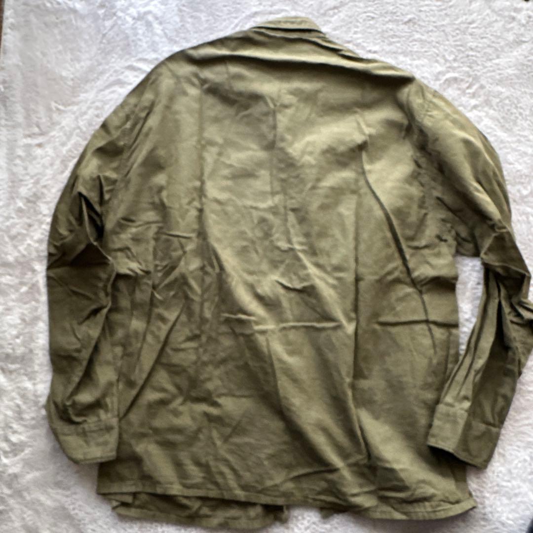 COMOLI ベタシャンCPOシャツolive 3