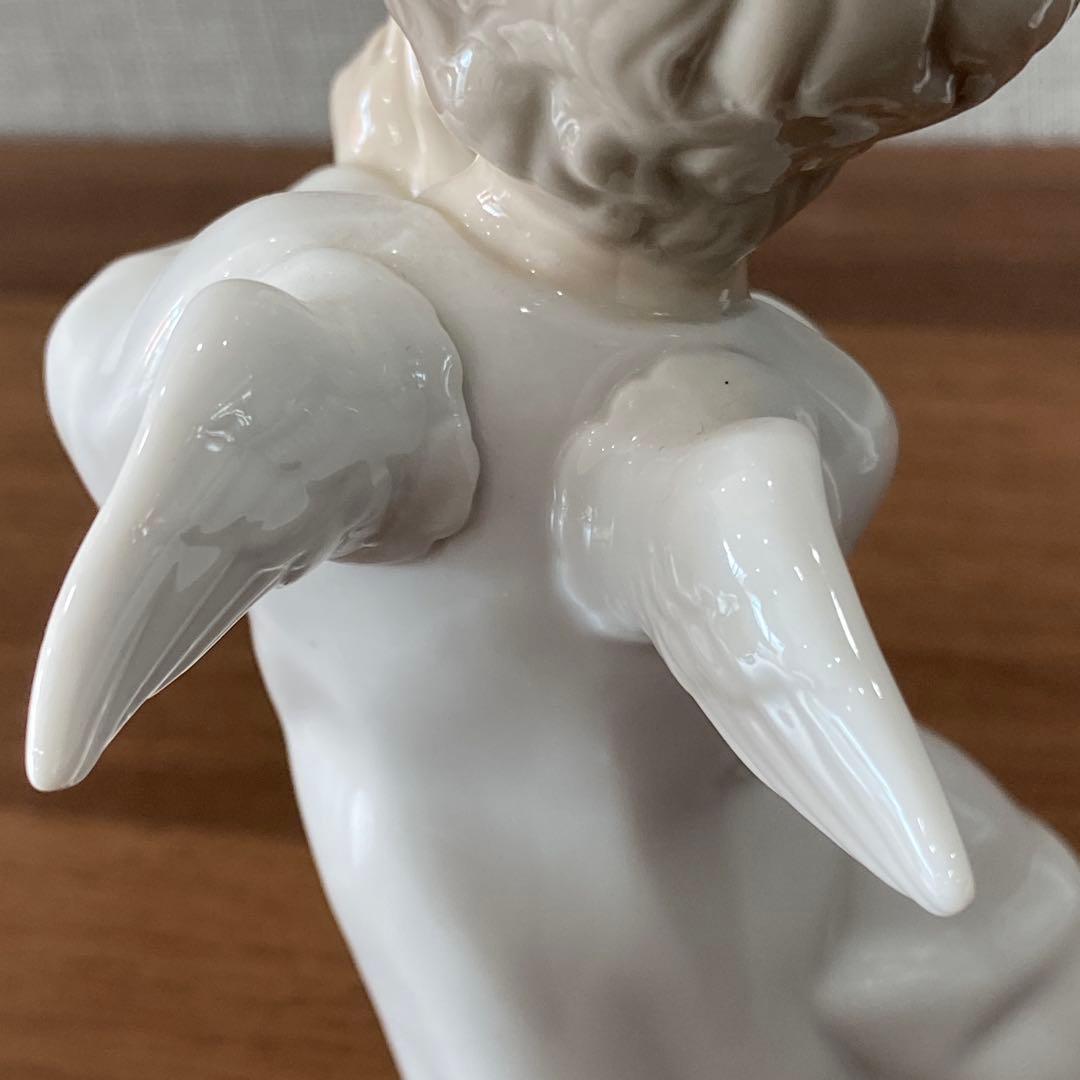 【美品】LLADRO リヤドロ　フルートを吹く天使