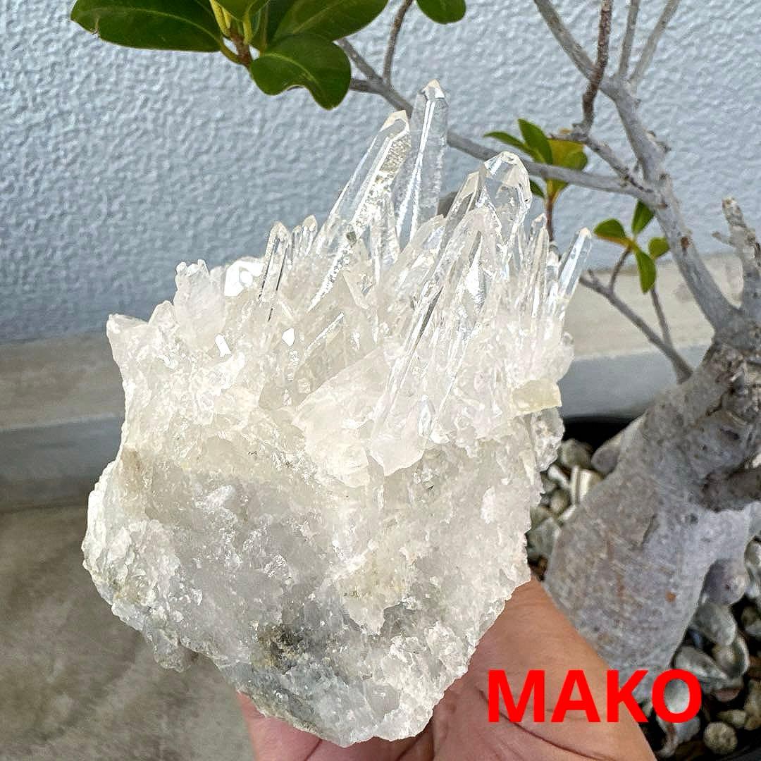 M1869☆ヒマラヤ水晶クラスター628g☆マニハール産☆N50912-D