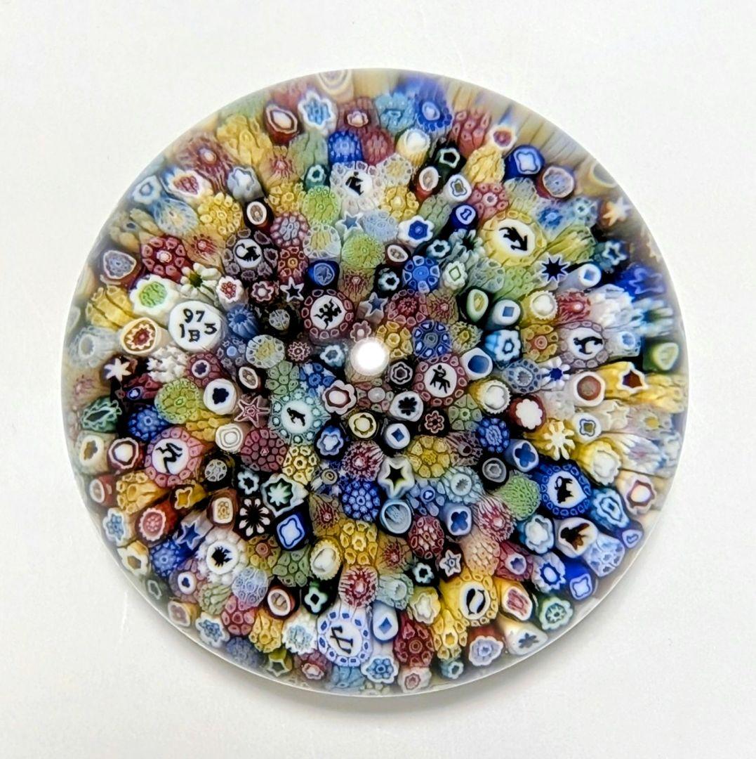 ＊希少！＊ バカラ ミルフィオリ 千の花 クリスタル ペーパーウェイト 12星座