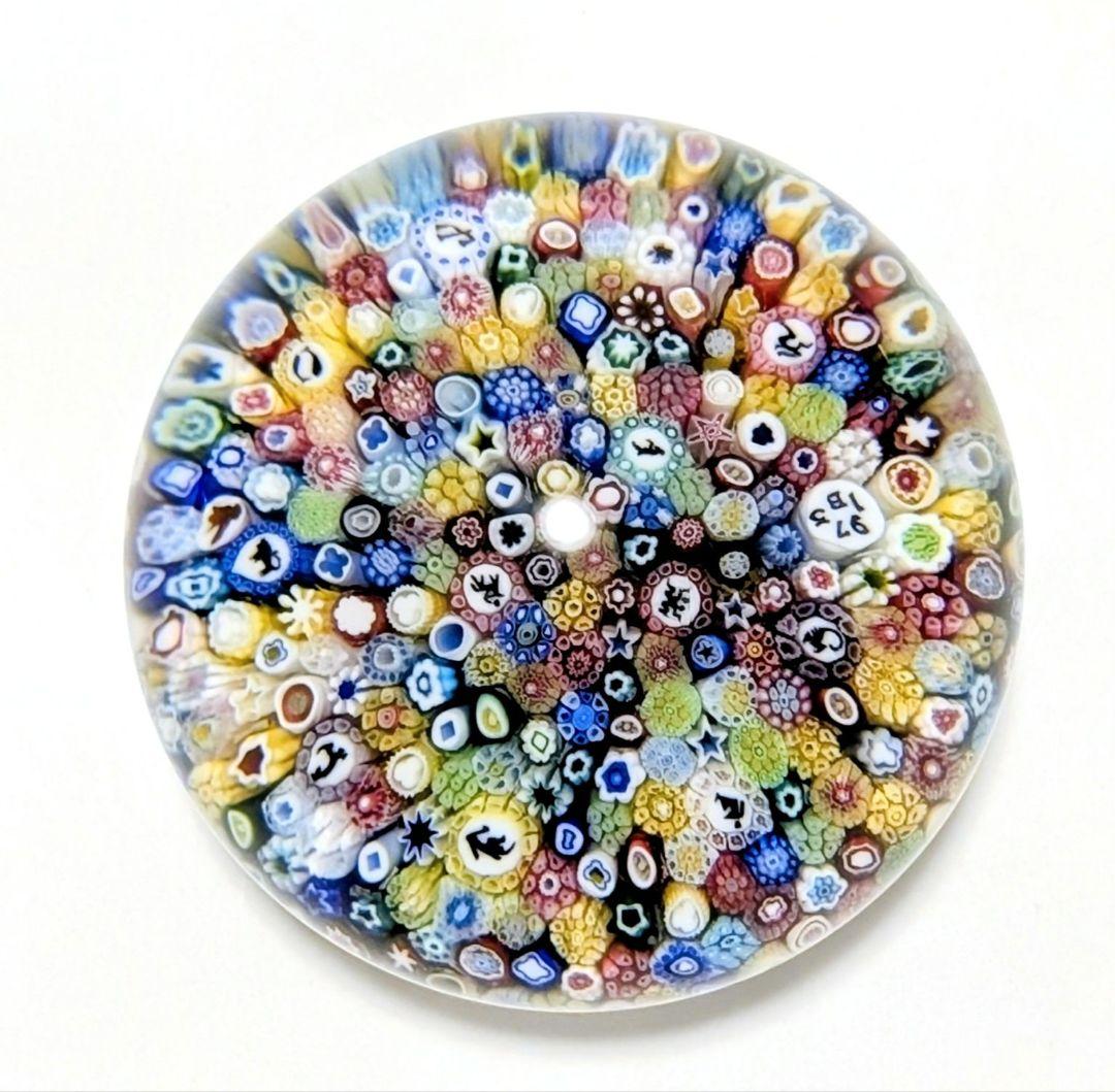 ＊希少！＊ バカラ ミルフィオリ 千の花 クリスタル ペーパーウェイト 12星座