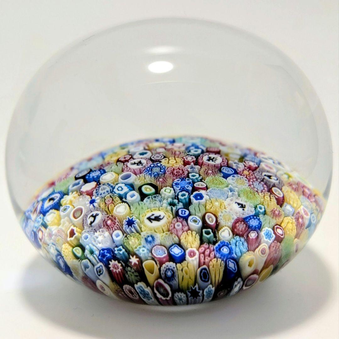 ＊希少！＊ バカラ ミルフィオリ 千の花 クリスタル ペーパーウェイト 12星座