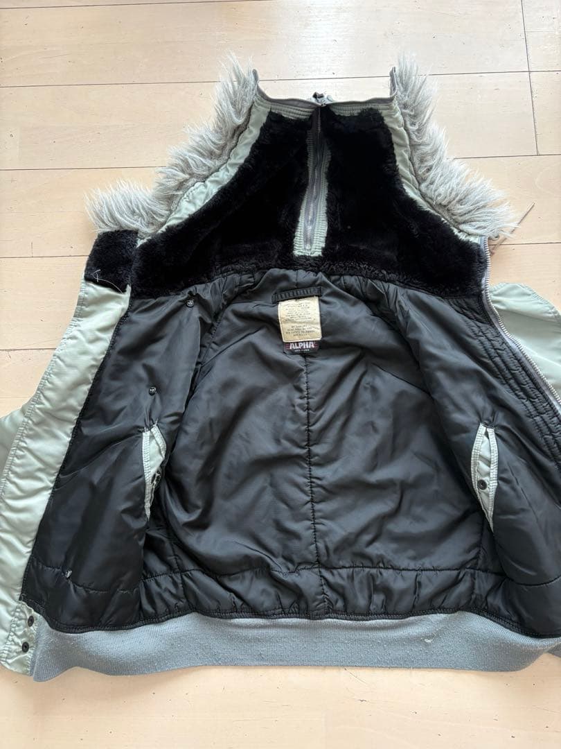 80s〜 ALPHA N-2B MIL-J-6278 フライトジャケット　米製