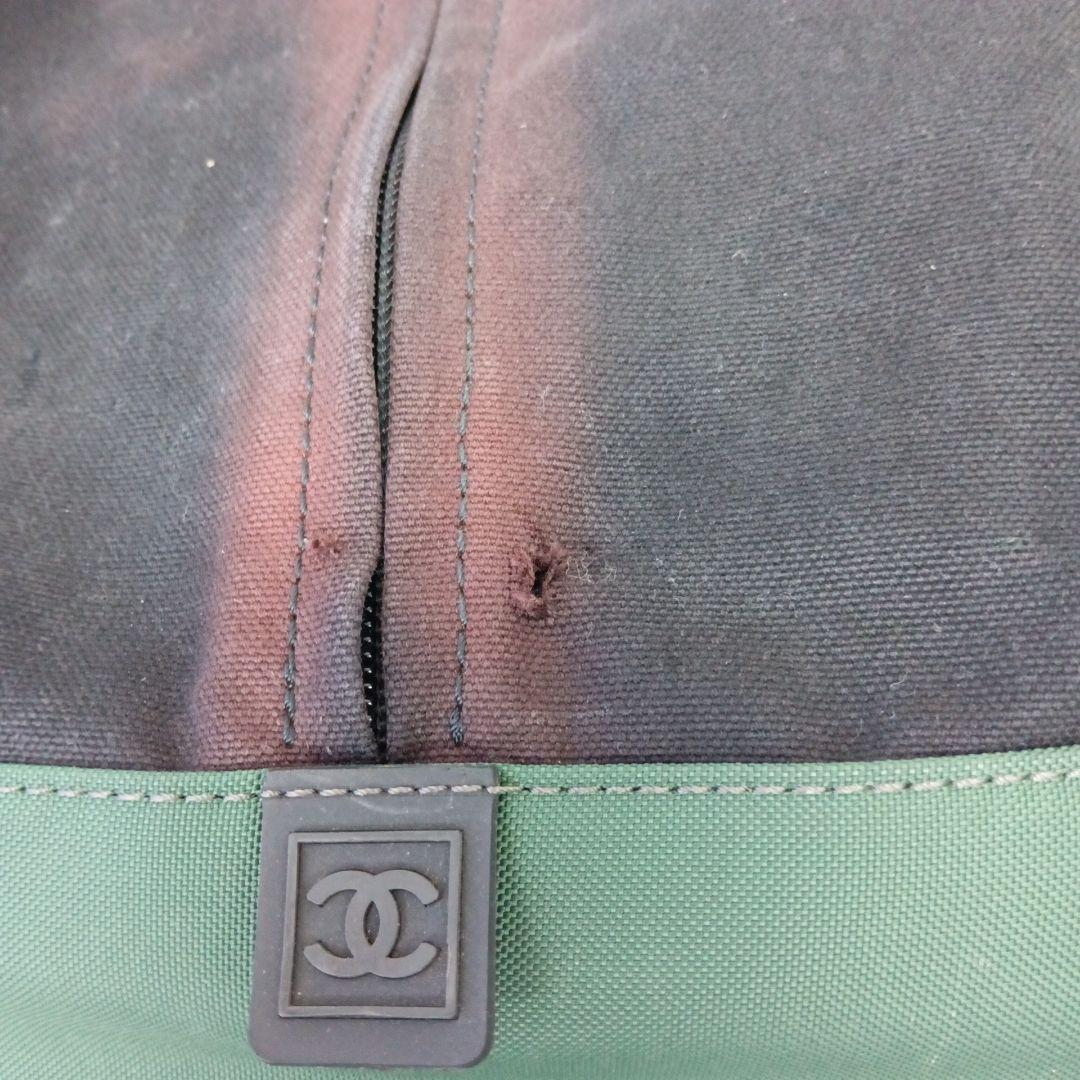 LK02 シャネル スポーツライン キャリーバック ボストンバック シール付き