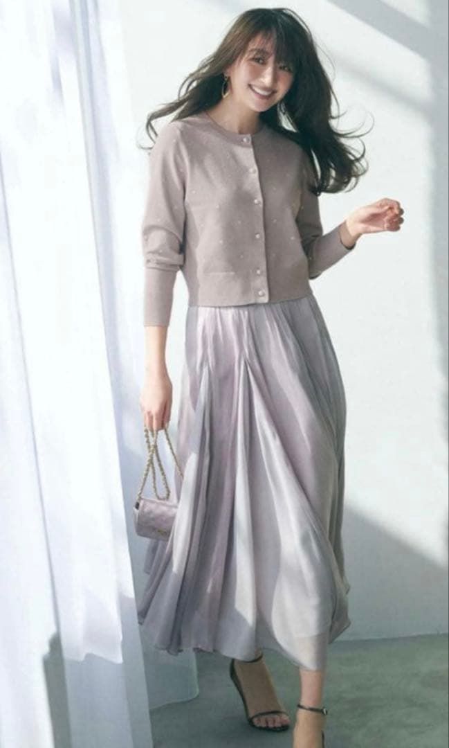 ✳︎土日限定価格✳︎ジャスグリッティー スパークシフォンマチフレアスカート