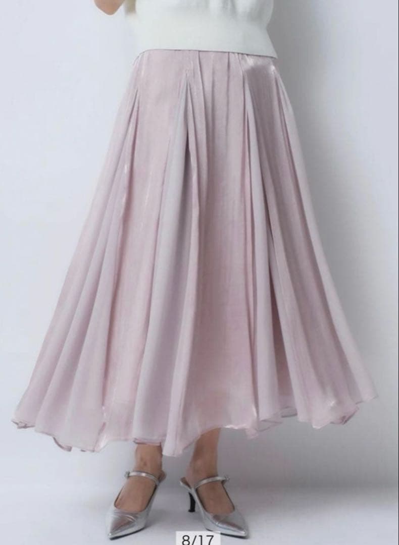 ✳︎土日限定価格✳︎ジャスグリッティー スパークシフォンマチフレアスカート