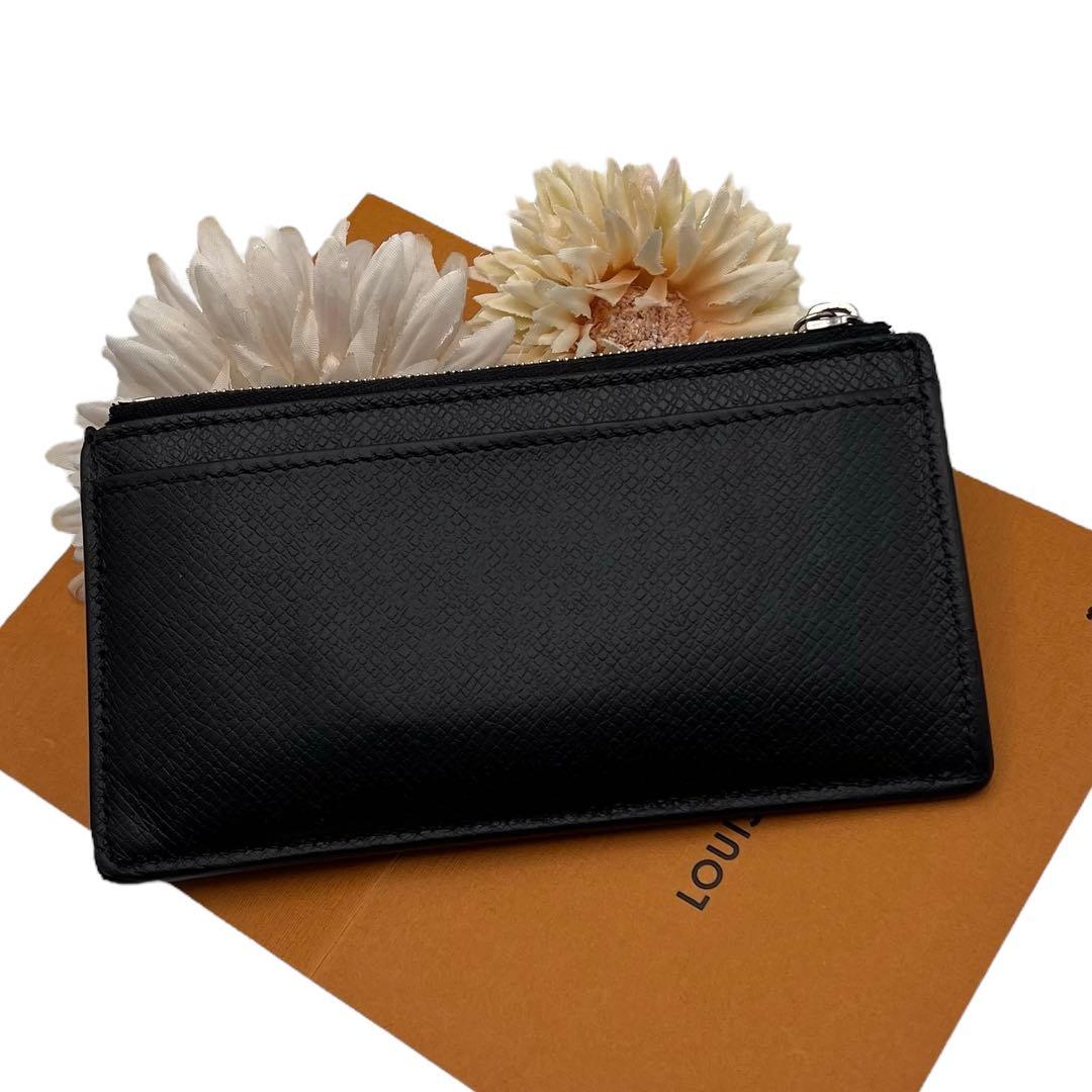 232ルイヴィトン タイガ フラグメントケース カードケース 小銭入れ 黒