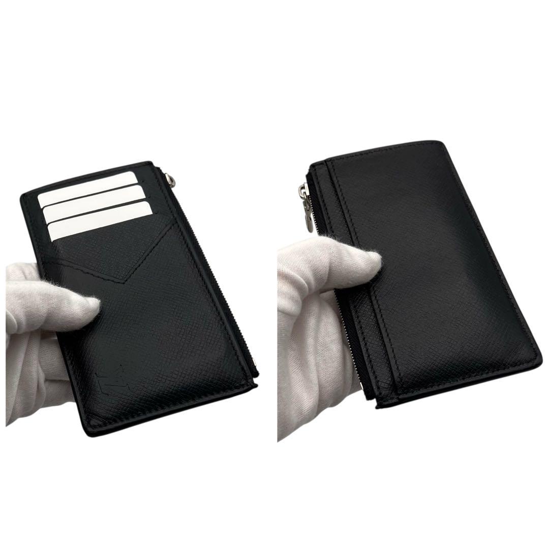 232ルイヴィトン タイガ フラグメントケース カードケース 小銭入れ 黒