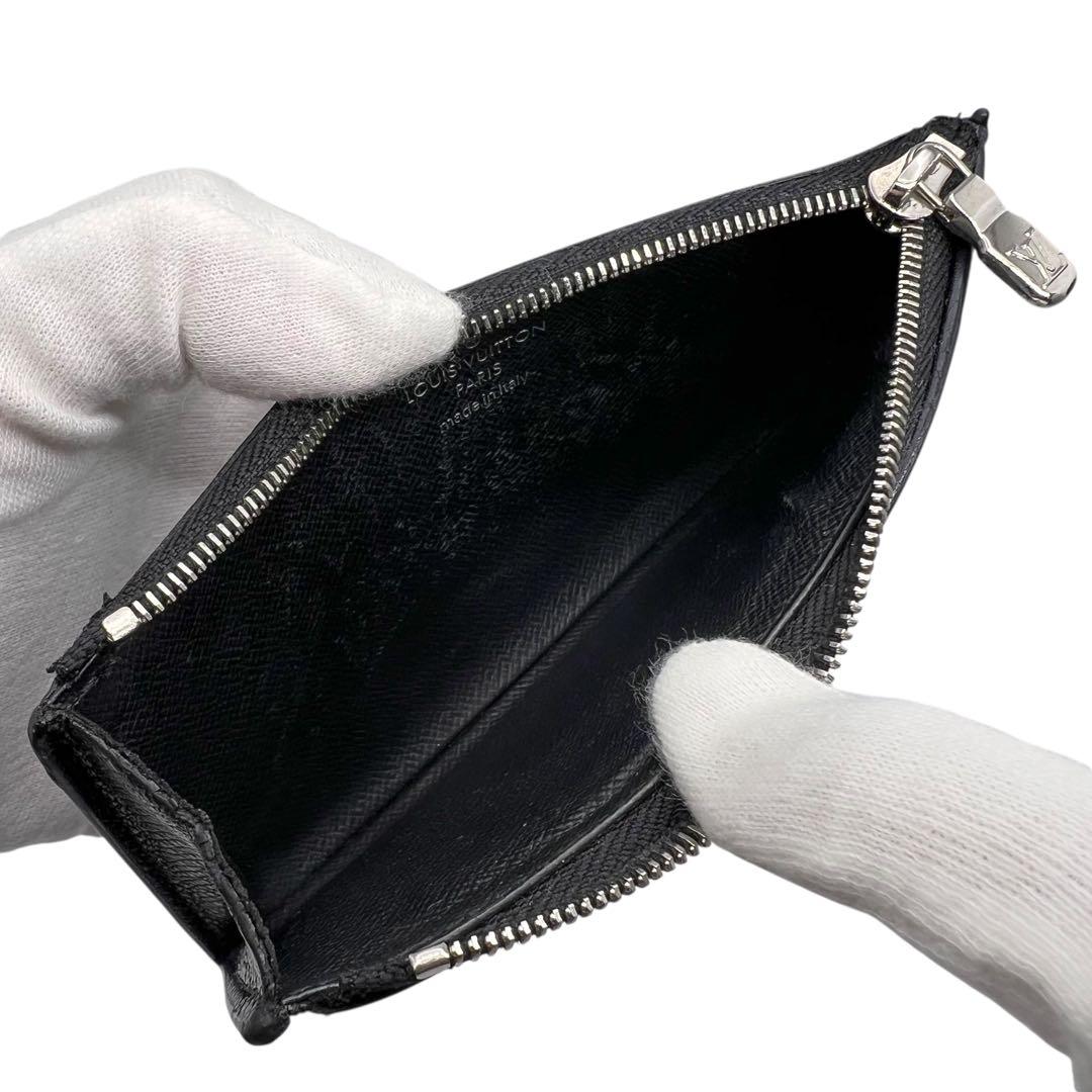 232ルイヴィトン タイガ フラグメントケース カードケース 小銭入れ 黒