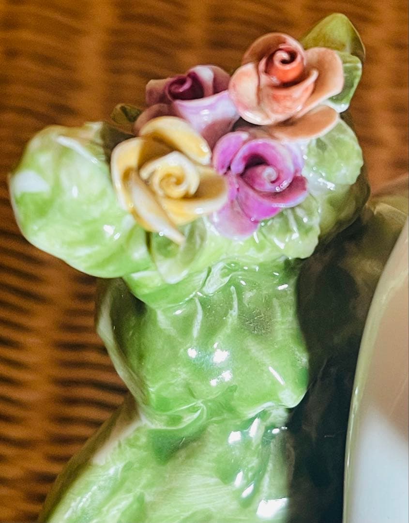 UNTER WEISS BACH 陶器　ドレスデンレース人形　西洋陶器　置物