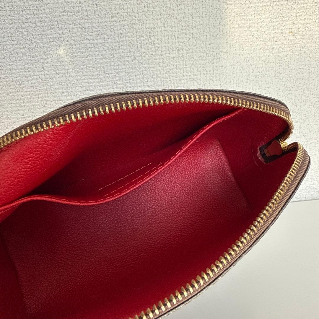 ダミエ・キャンバスポーチ