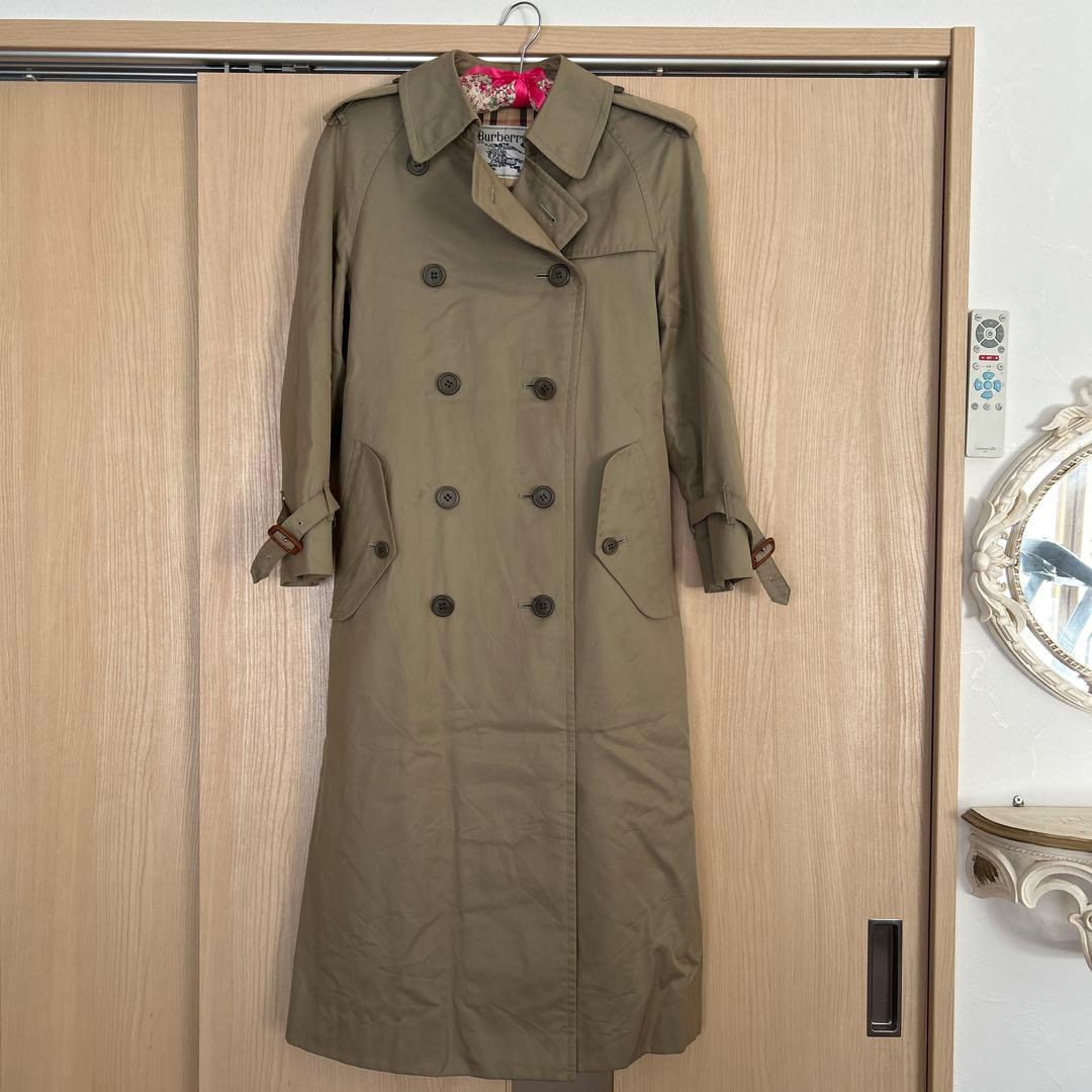 m*す様 カーキ トレンチコート ダブルブレスト