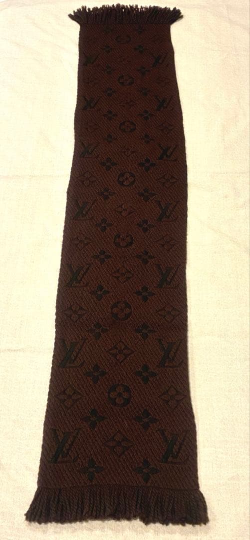 LOUIS VUITTON ルイヴィトン マフラー　ブラウン