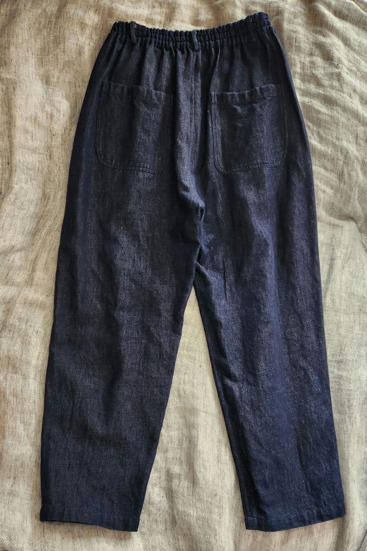 wafu.【リネンデニム】みんな大好き 一番使いやすいシルエットのデニムパンツ