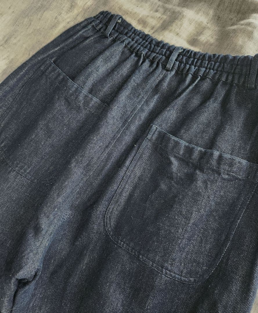 wafu.【リネンデニム】みんな大好き 一番使いやすいシルエットのデニムパンツ