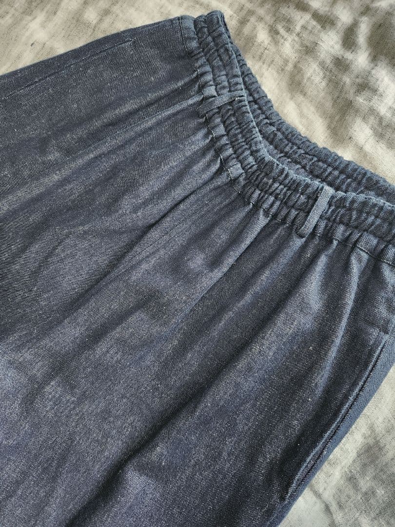 wafu.【リネンデニム】みんな大好き 一番使いやすいシルエットのデニムパンツ