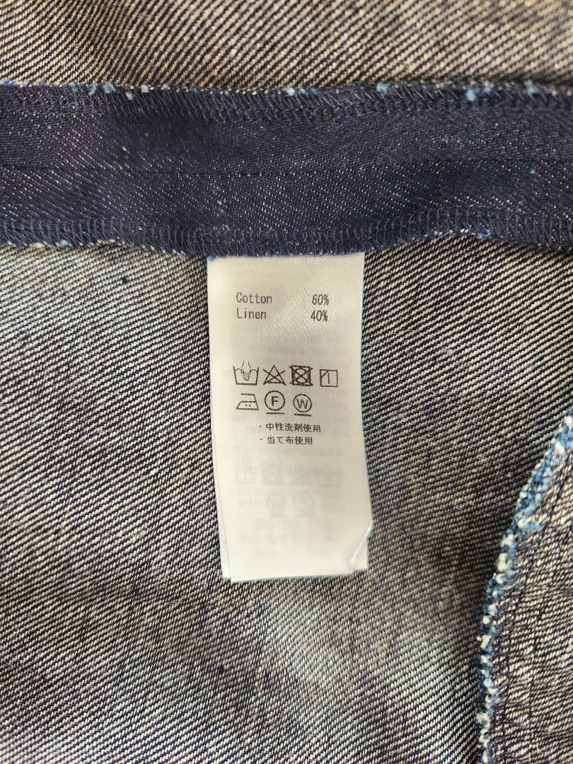 wafu.【リネンデニム】みんな大好き 一番使いやすいシルエットのデニムパンツ