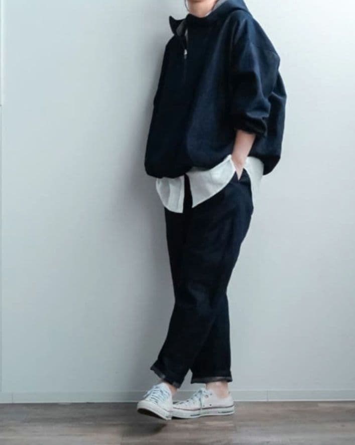 wafu.【リネンデニム】みんな大好き 一番使いやすいシルエットのデニムパンツ