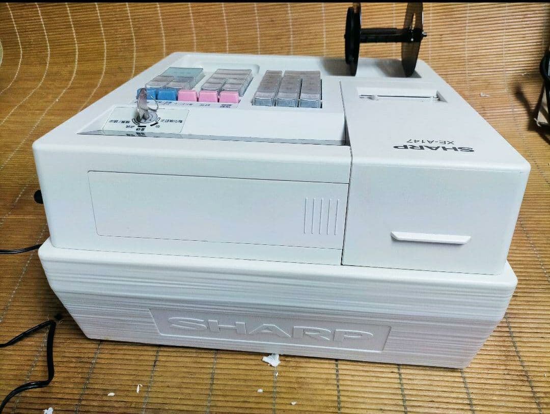 シャープレジスター　XE-A147　PC連携売上管理フル設定無料　844812