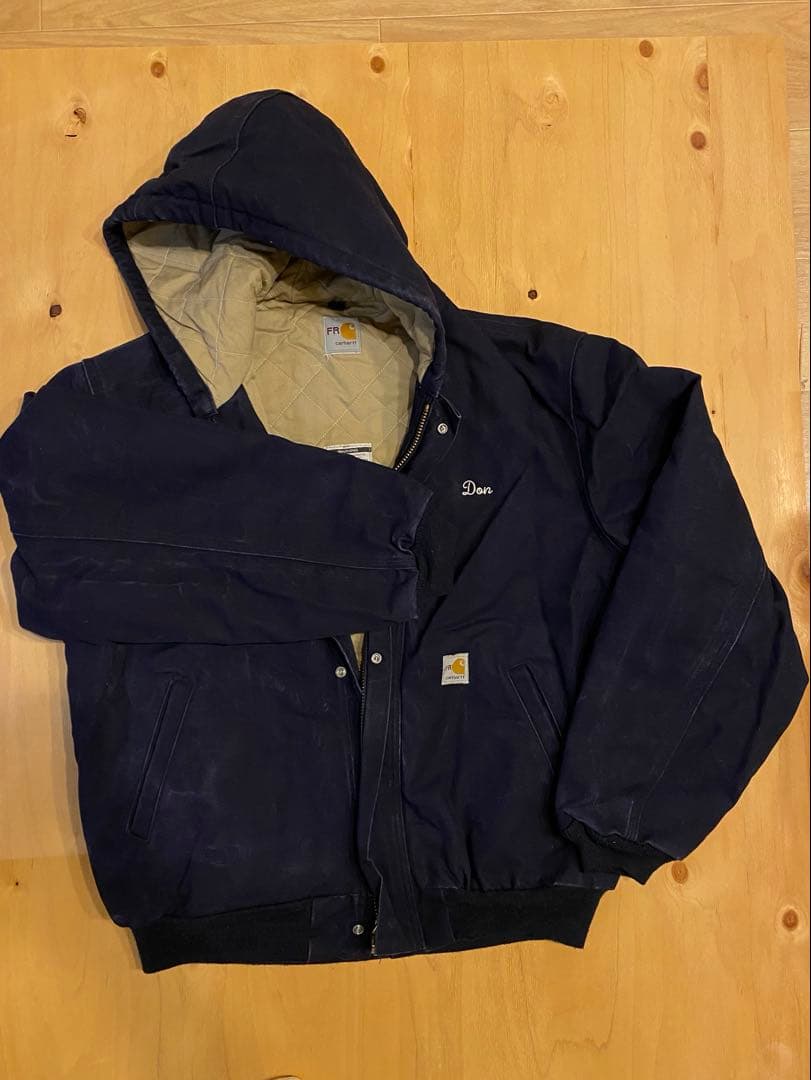 Carhartt アクティブジャケット FR ネイビー US古着 レア