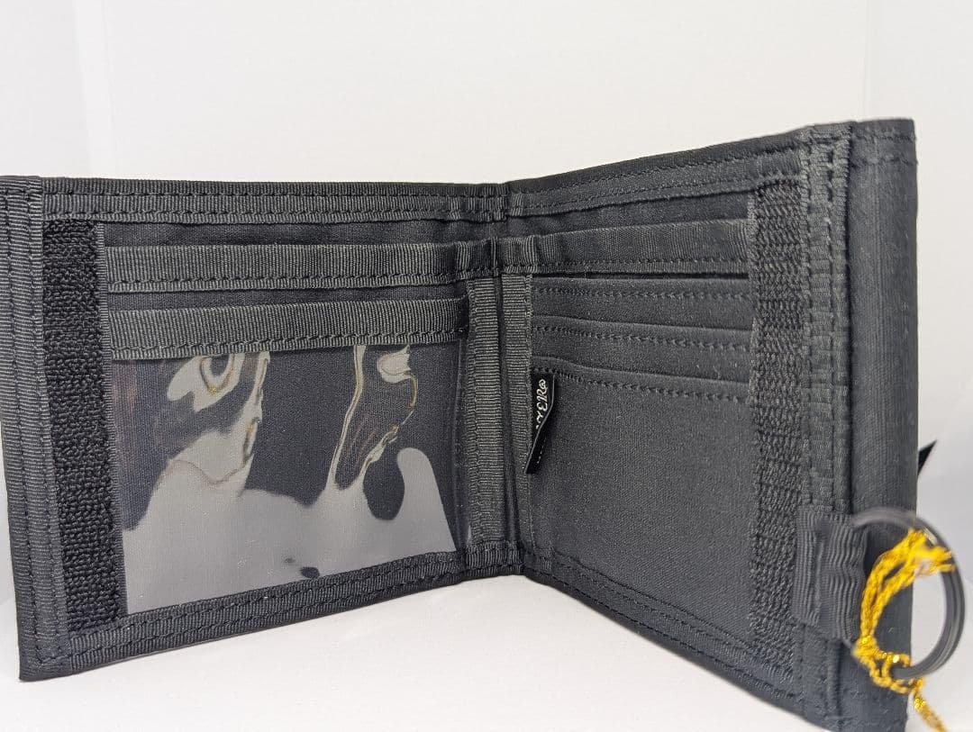 未使用　PORTER ポーター 折りたたみ財布 ブラック リング付き ナイロン