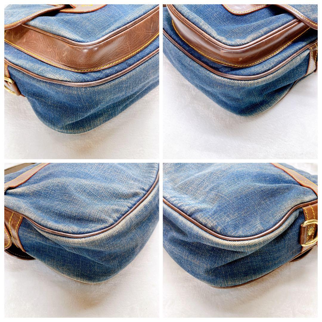 ✨美品✨ハンティングワールド メッセンジャーバッグ デニム ショルダー 大容量