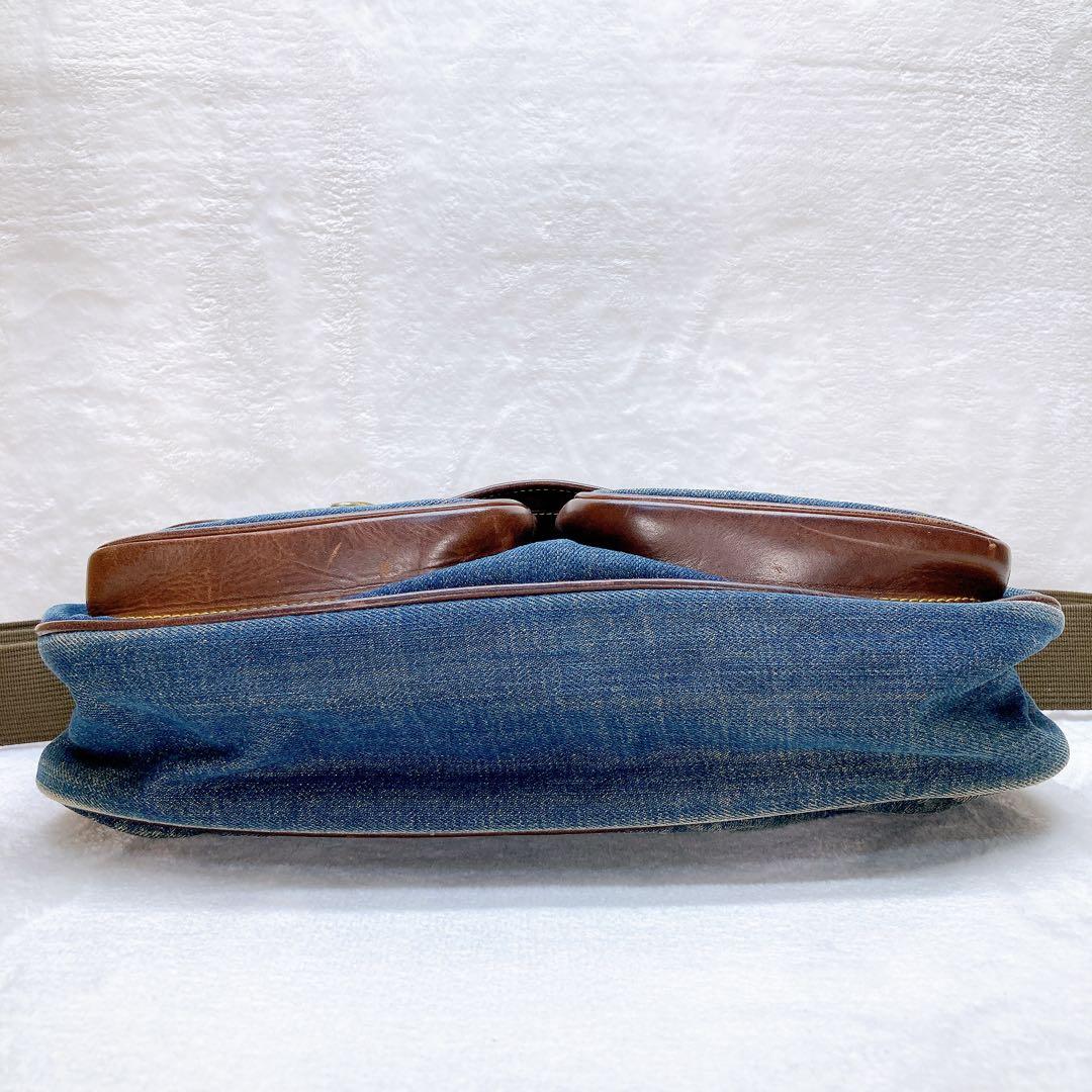 ✨美品✨ハンティングワールド メッセンジャーバッグ デニム ショルダー 大容量