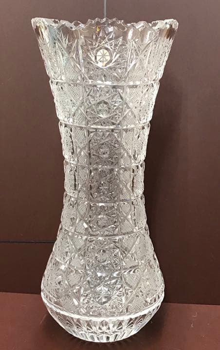 クリスタル花瓶　ラスト１つ