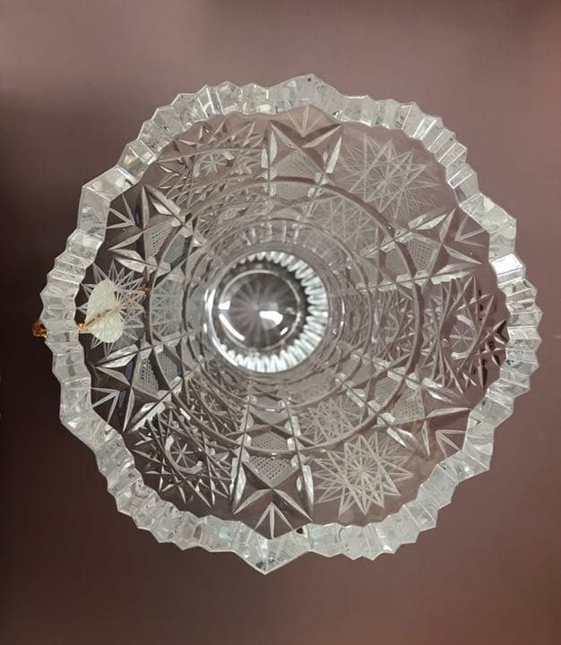 クリスタル花瓶　ラスト１つ