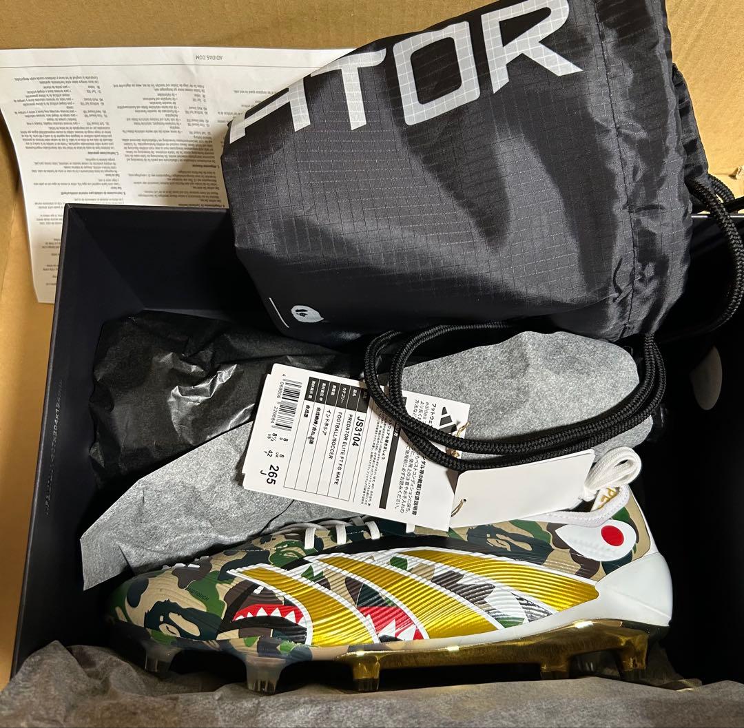 BAPE ADIDAS PREDATOR ELITE FT FG プレデター